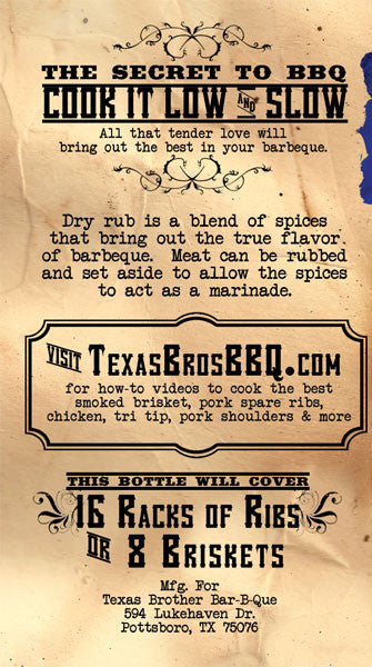3 Pack - 32 oz Barbeque Dry Rub Spice Bottle